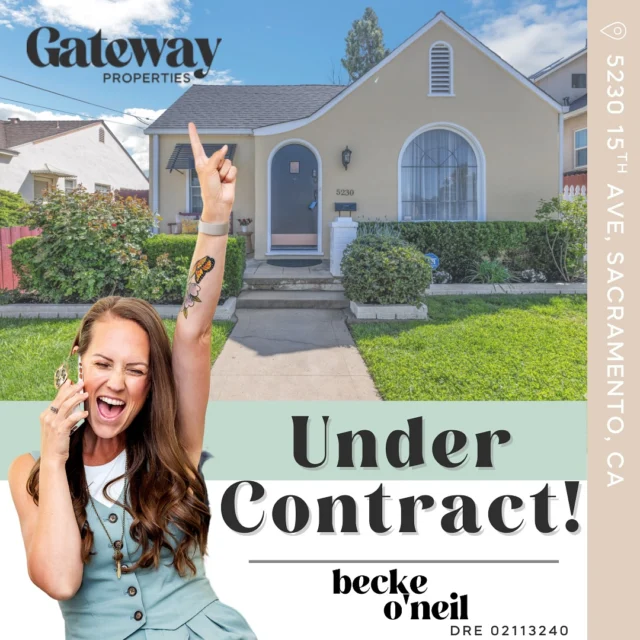 …And just like that, we are pending! 

Super excited to work with @homebodygaea and her VA buyers on this cutie! 🙌🏻

Missed out on this one? We have more listings available, reach out! 

#pending #beckeoneil #realbroker #gatewayproperties #sacramentorealestate